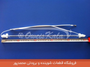 المنت شیشه ای یخچال فریزر دوو